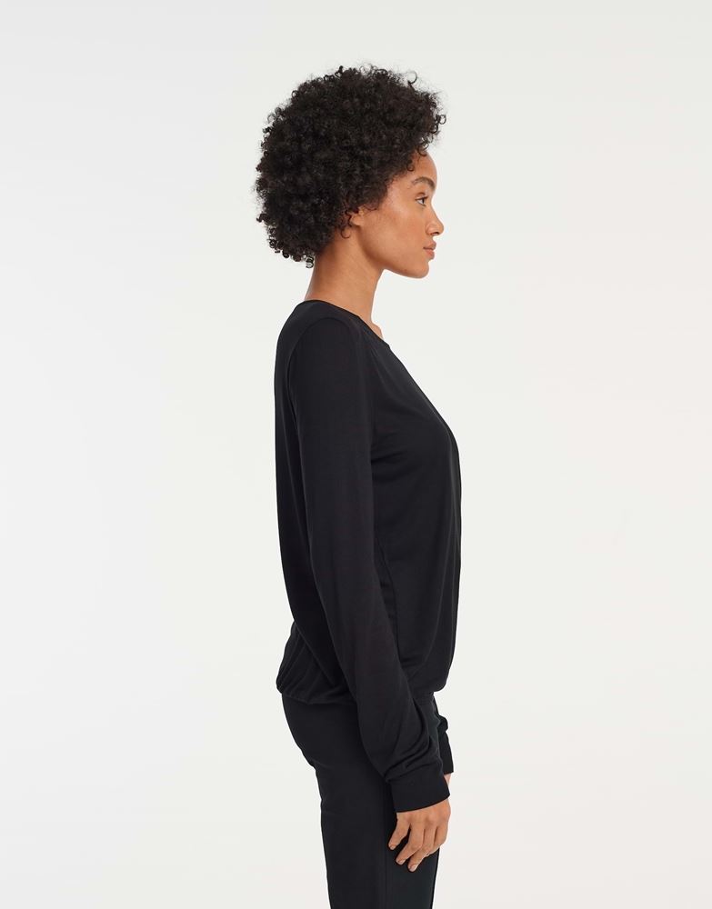 OPUS Shirt Sutha ECOVERO™ Viskose schwarz S22 1013210650100 