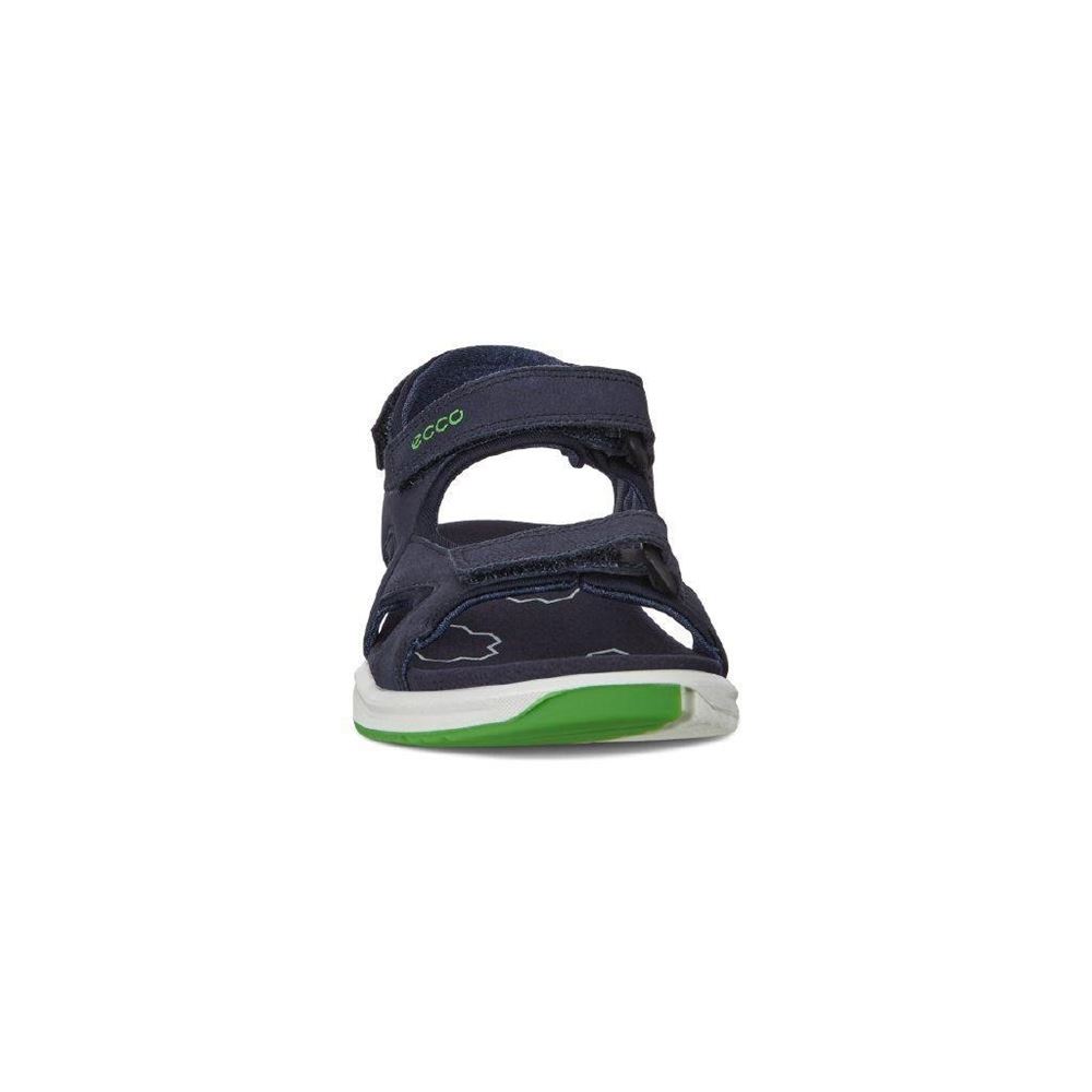 ECCO Trekking Sandale Kinder Navy  X-Trinsic Leder 710623 