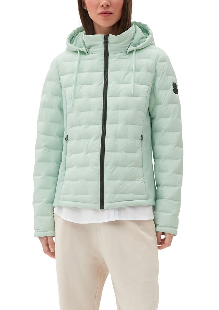 s.Oliver Wattierte Outdoor-Jacke im Fabricmix 13 2124392 