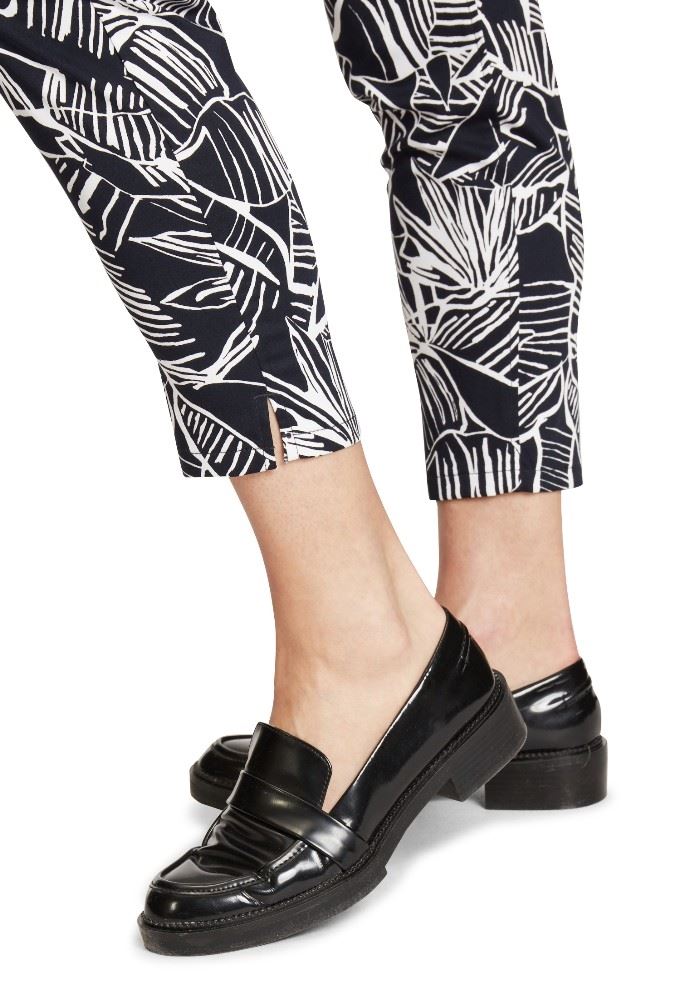 Betty Barclay Hose gemustert blau weiß S12 65322918 