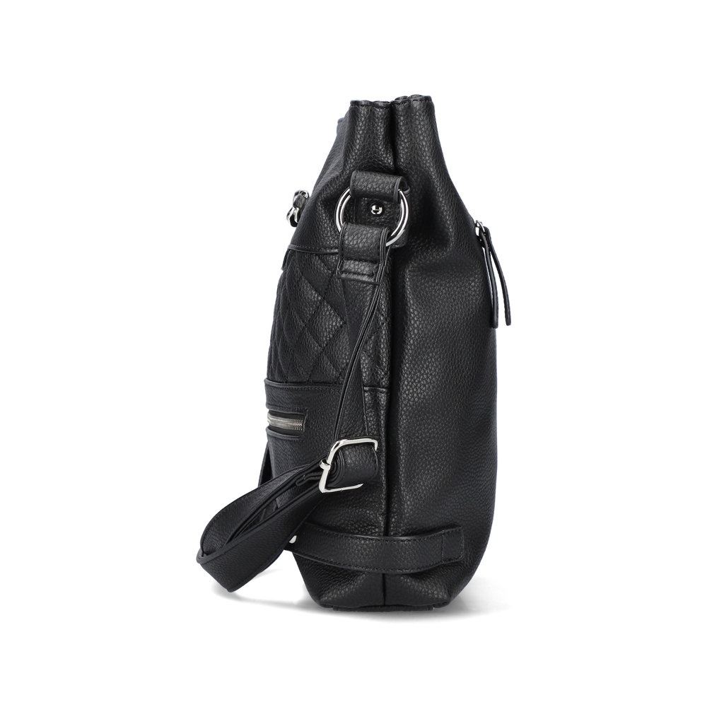 Rieker Damen Handtasche Umhängetasche Steppung schwarz S13 H1072-01 