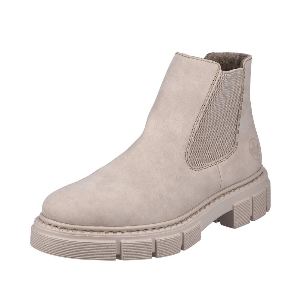 Rieker Antistress Stiefelette Chelsea-Boots beige S22 M3854-62 