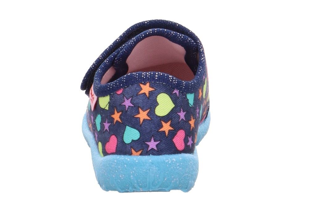 superfit Hausschuh Spotty blau bunt 1-009246-8090 21 | blau | 