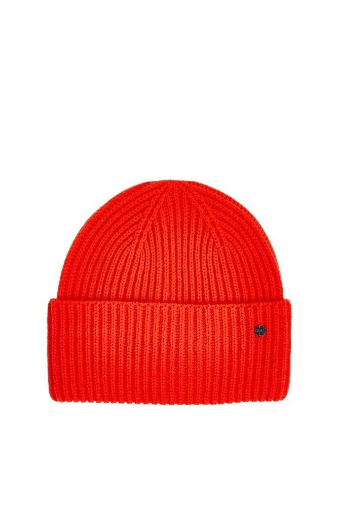 ESPRIT unifarbene Mütze Wolle grün, blau, lila, rot, pink, gelb S22 072EA1P302 FB | E765 DUSTY YELL | 