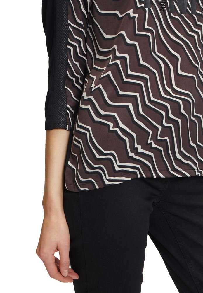 Betty Barclay Shirt U - Boot - Ausschnitt 3/4 Arm gemustert S21 22332913 