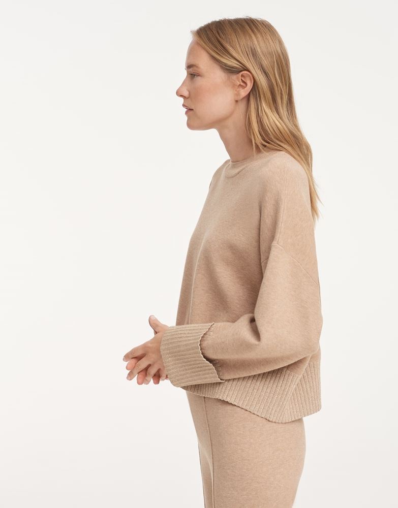 OPUS Strickpullover Potu beige S21 248074873 
