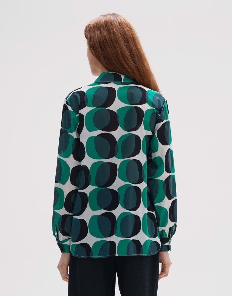 OPUS Printbluse Fumine witty Retrodruck Langarm S13 2454911497206 
