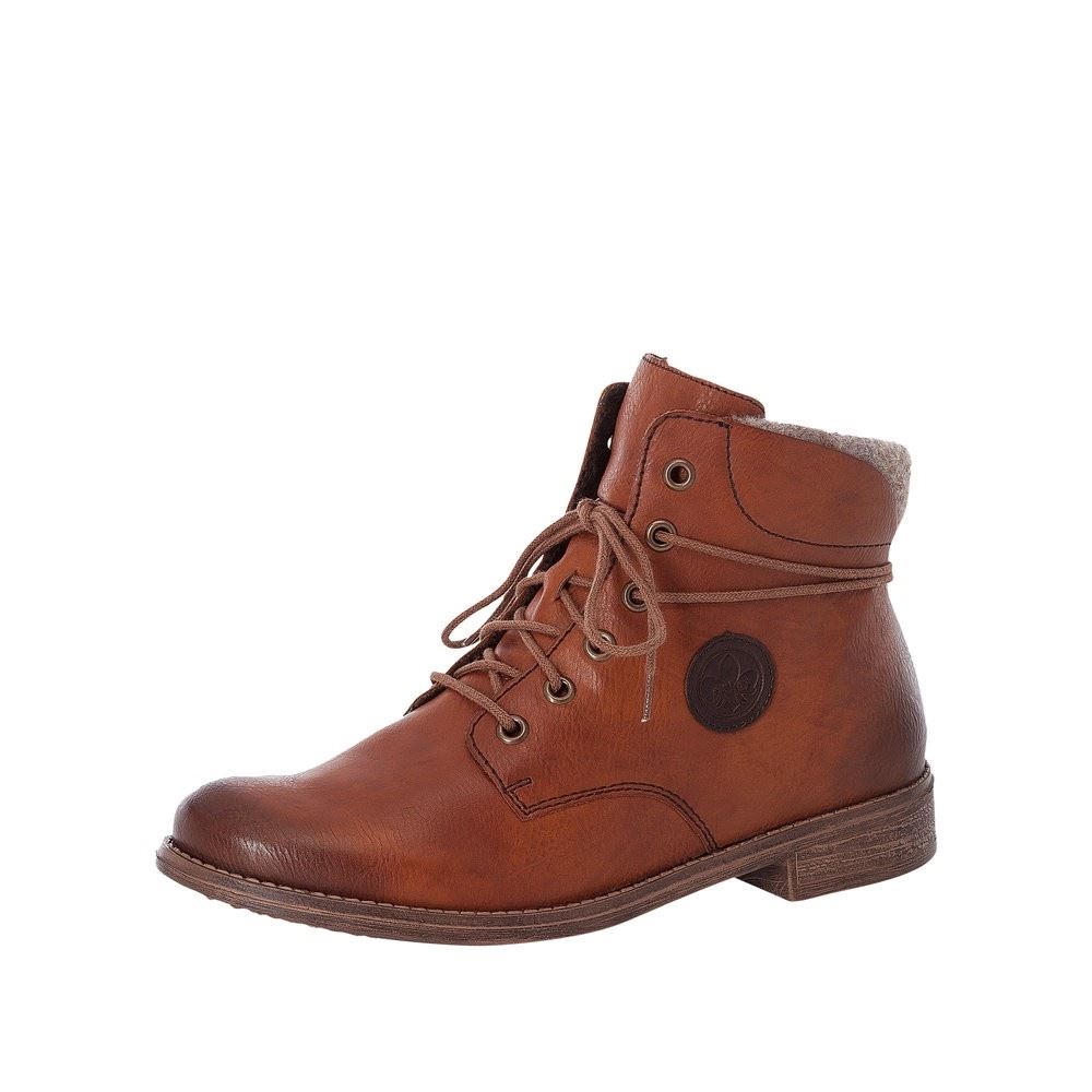 Rieker Antistress Damen Schnürboots braun S22 77423-22 