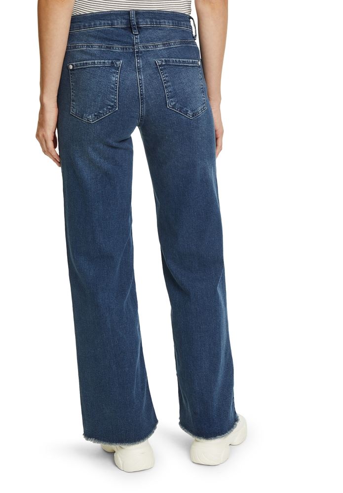 Betty Barclay Jeans Bootcut Fransensaum blau S22 66601100 