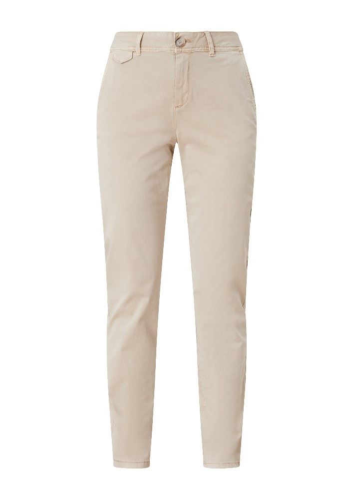 s.Oliver Chino Regular aus Baumwollstretch 2112102 32 | 8577 BROWN | L28