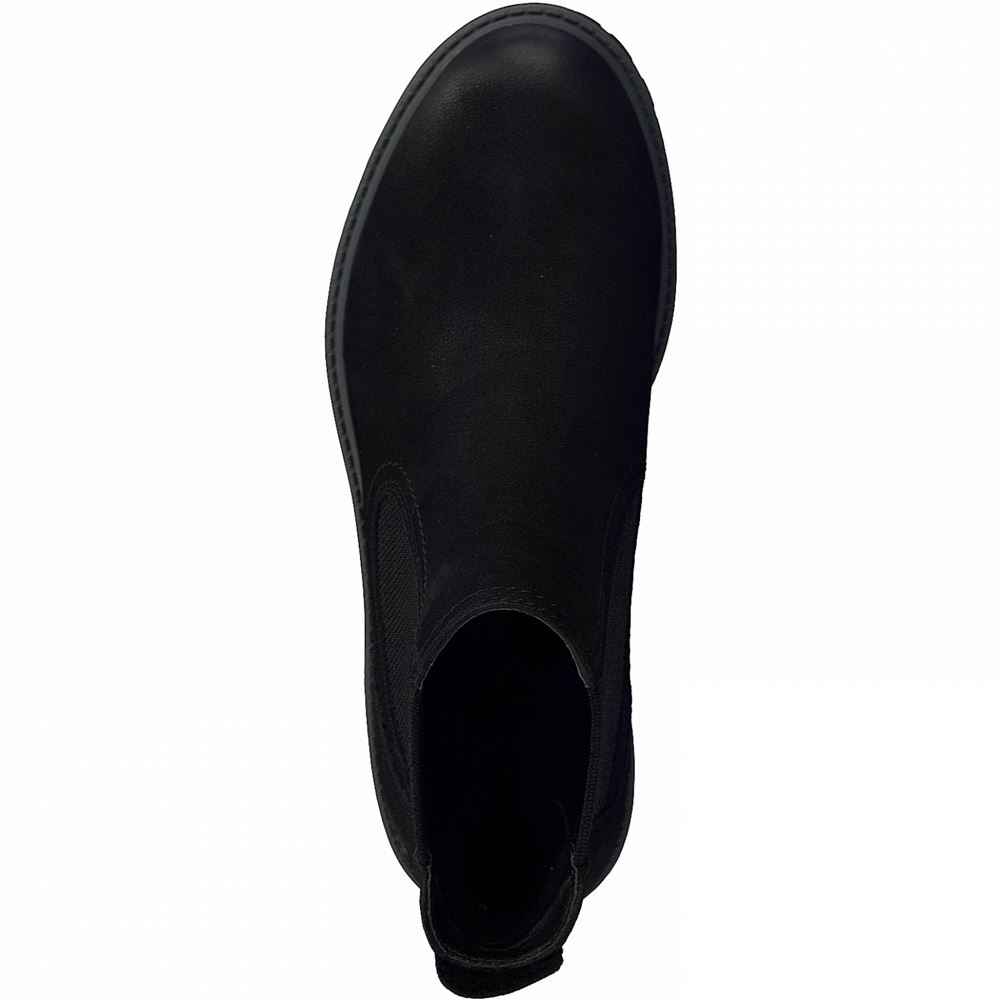 Tamaris Chelsea Boot Leder schwarz S21 1-1-25401-27 