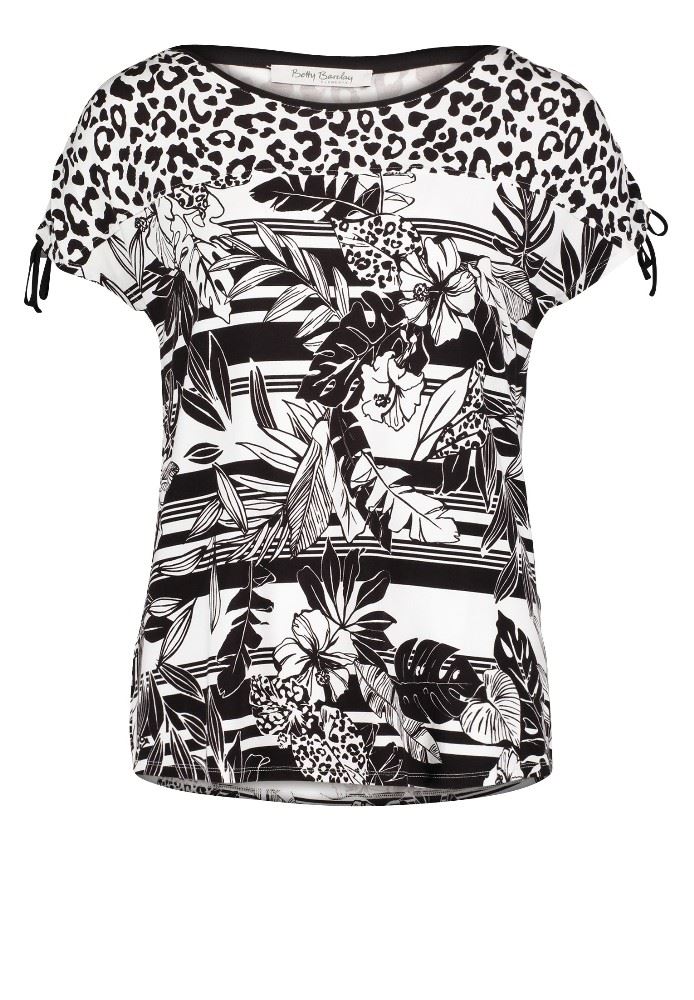 Betty Barclay T - Shirt schwarz weiß 47070733 40 | 9810 Black/Whit | 