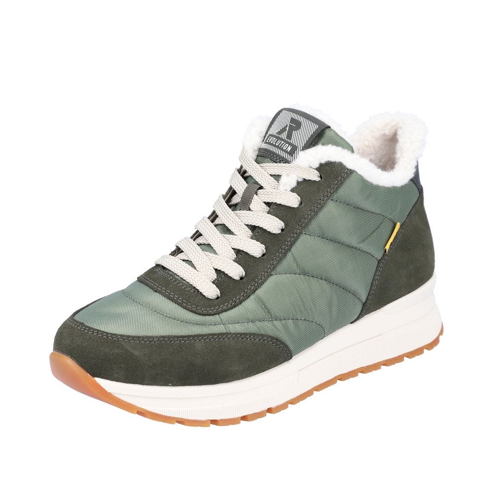 Rieker EVOLUTION Damen Schürschuh TEX- Membran Komfortweite grün  S22 40861-54 