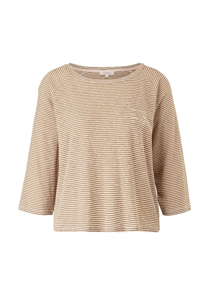 s.Oliver Shirt 3/4 Arm gestreift 2111784 