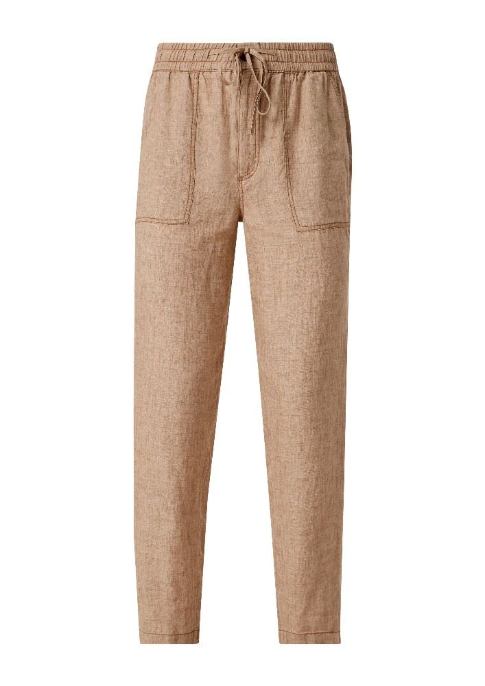s.Oliver Hose Jogpants aus Leinen sand 2113319 
