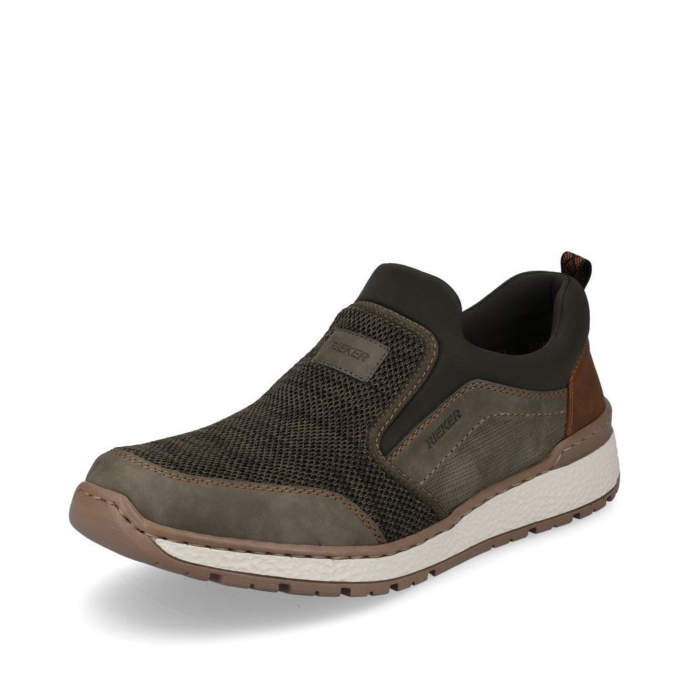 Rieker Antistress Herren Slipper Wechselfußbett grün S13 B9051-54 