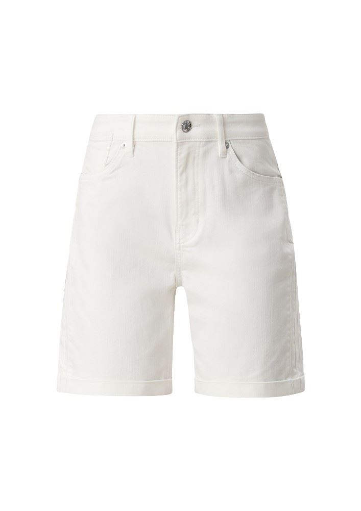 s.Oliver Regular: Shorts aus Cotton-Viskose-Blend S12 ecru 2114322 
