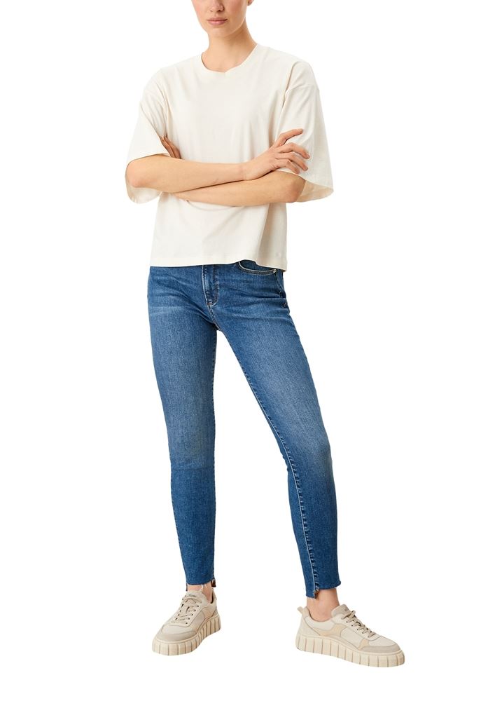 s.Oliver Damen Jeans Skinny ankle leg Jeans blau S12  2114719 