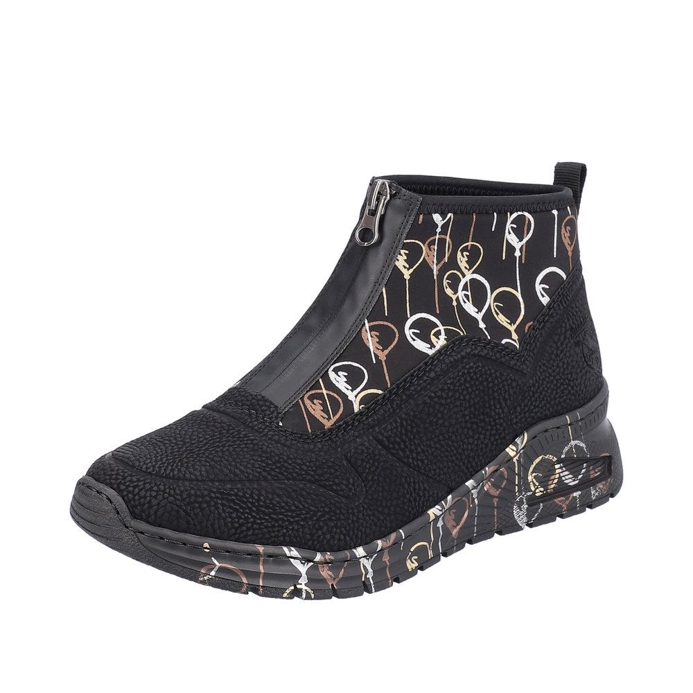 Rieker Damen Slipper urbanschwarz  S23  M4953-00 