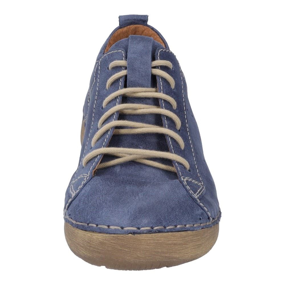 JOSEF SEIBEL Fergey 56 Damen Schnür- Halbschuh Leder blau S12 59656 40 | 530 ocean | 