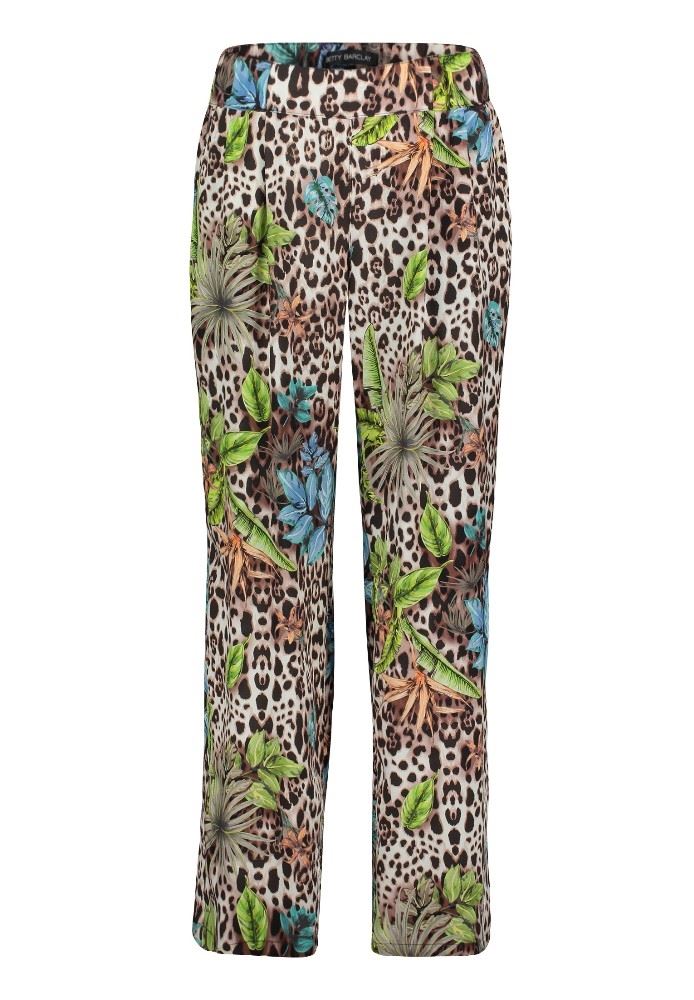 Betty Barclay Hose Schlupfhose Regular Fit Animal S10 60981431 