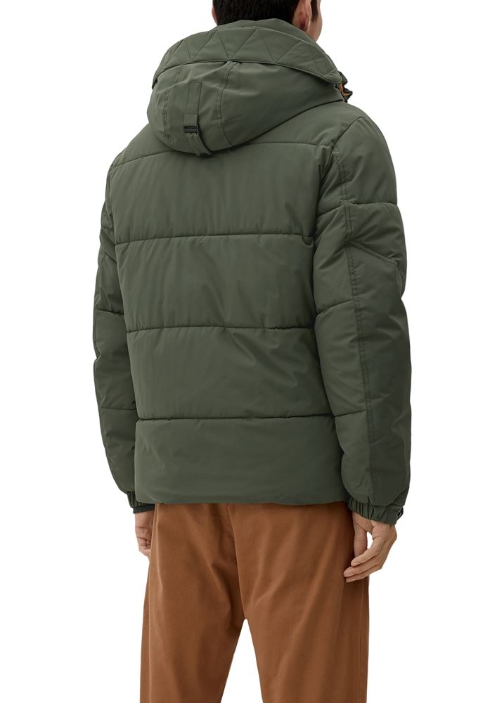 s.Oliver Steppjacke mit Kapuze S22 2119140 S | 7940 GREEN | 