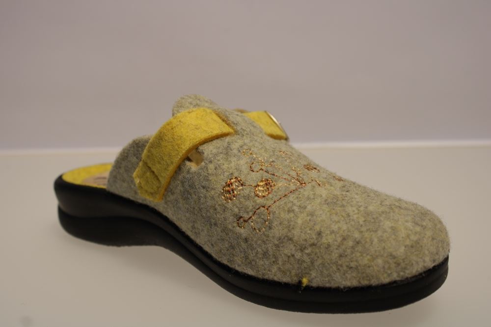 Fly Flot Hausschuh Hauspantolette gelb 863842 40 | gelb | 