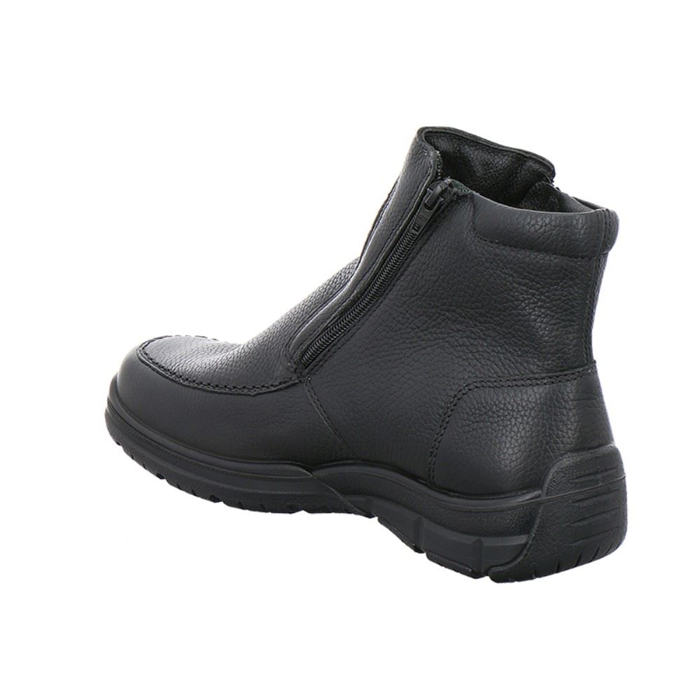 Jomos Boots Stiefel  Lammfell H - Weite Leder schwarz 416501 