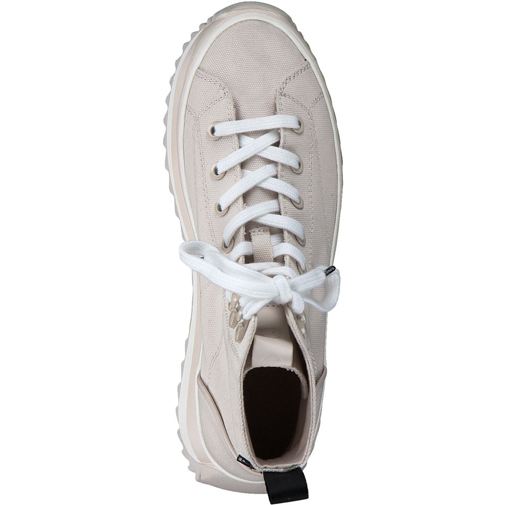 Tamaris Sneaker High Plateau- Sohle beige S12  1-1-25201-28 