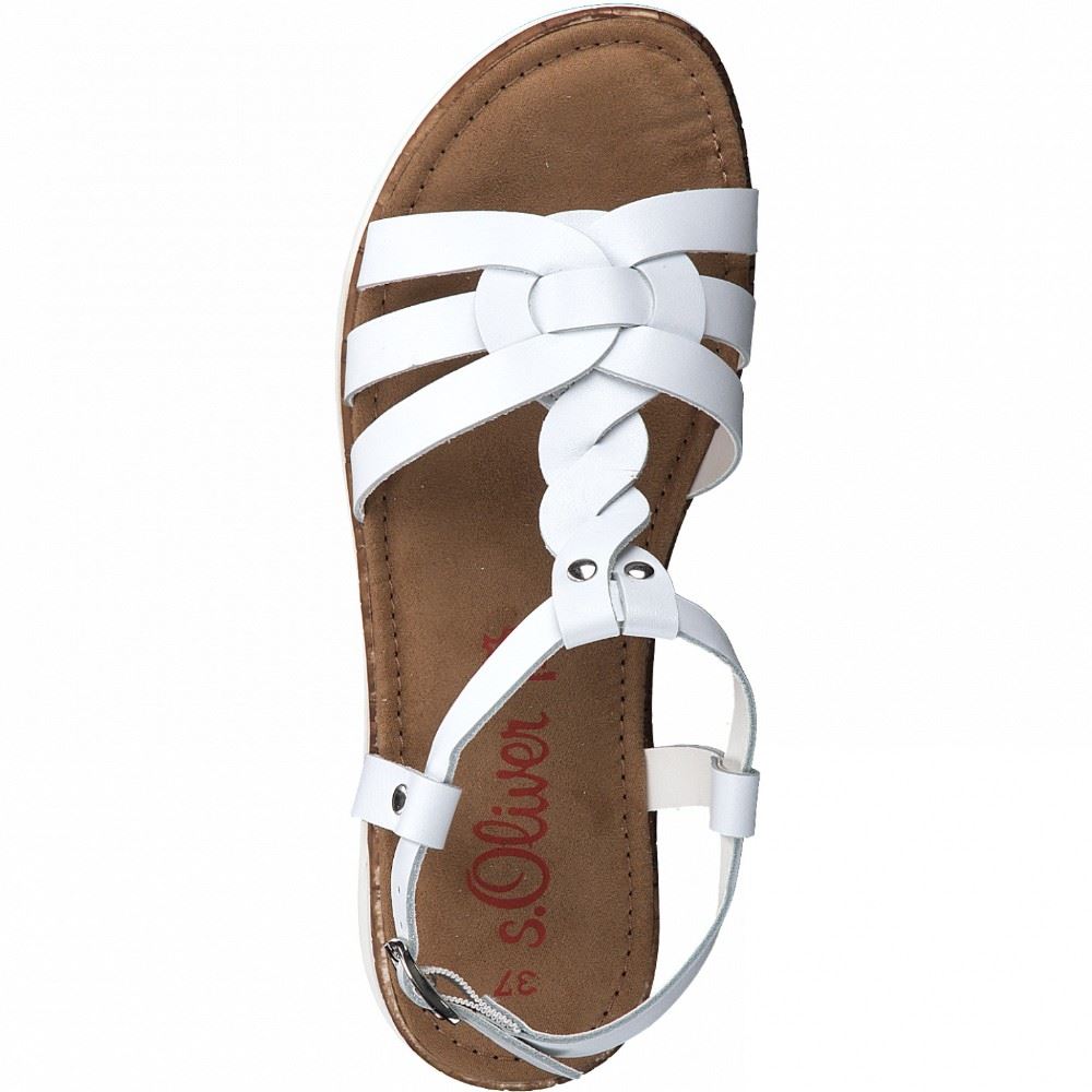 s.Oliver Sandale Keilabsatz 5-5-28205-26 38 | 100 WHITE | 
