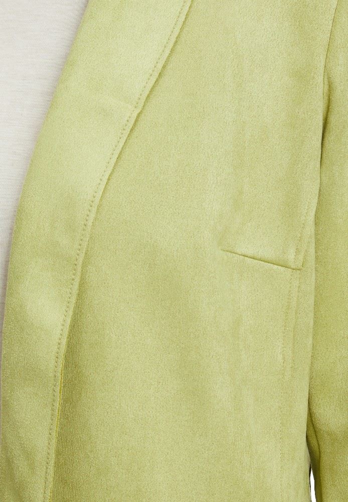 Betty Barclay Blazer Longjacke Velours Schalkragen grün S12 43381194 