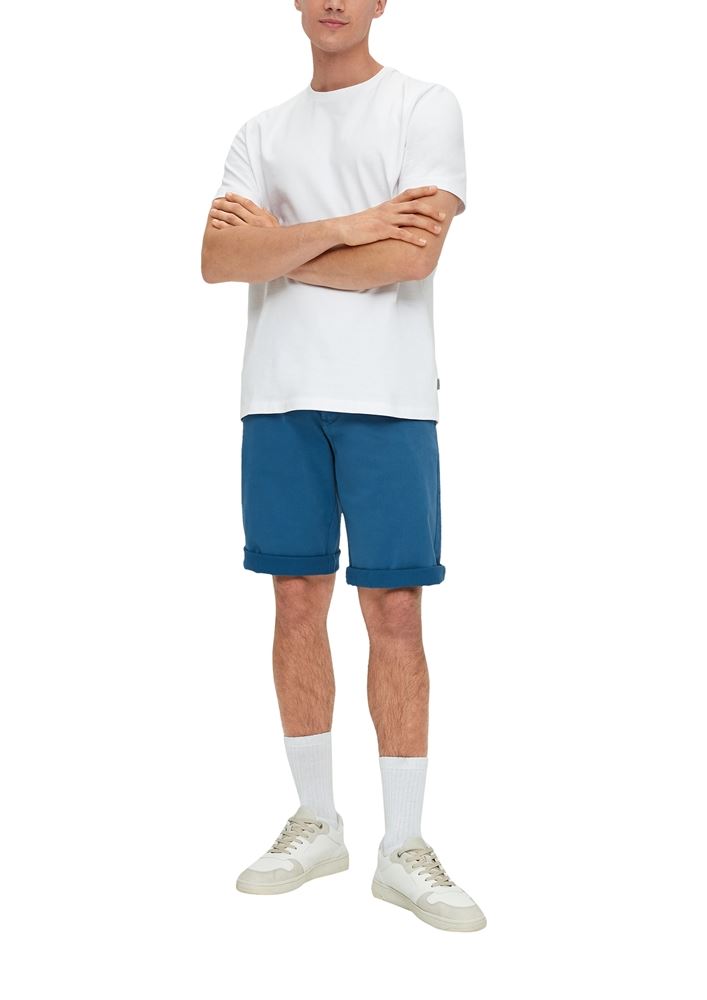 QSdesigned by Herren Regular: Chinoshorts blau S13  2132824 
