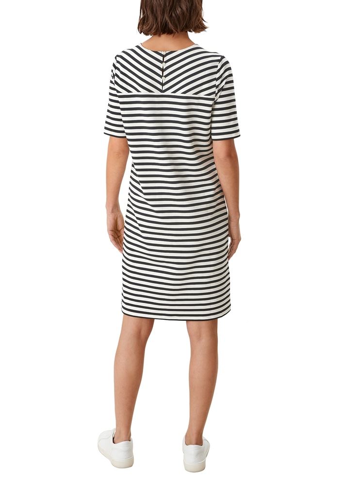 s.Oliver Sweatkleid mit Streifenmuster 2114243 
