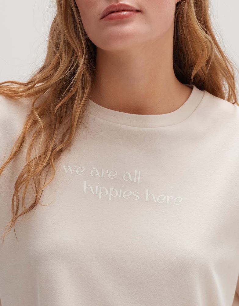 OPUS Shirt Setty hippie oversized beige S13 10181410430100 