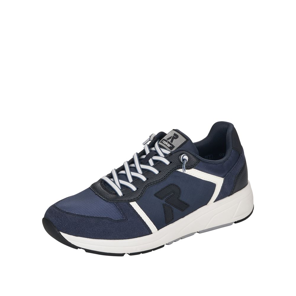 Rieker R- Evoluition Herren Sneaker blau S12 07001-14 46 | uniform/uniform | G