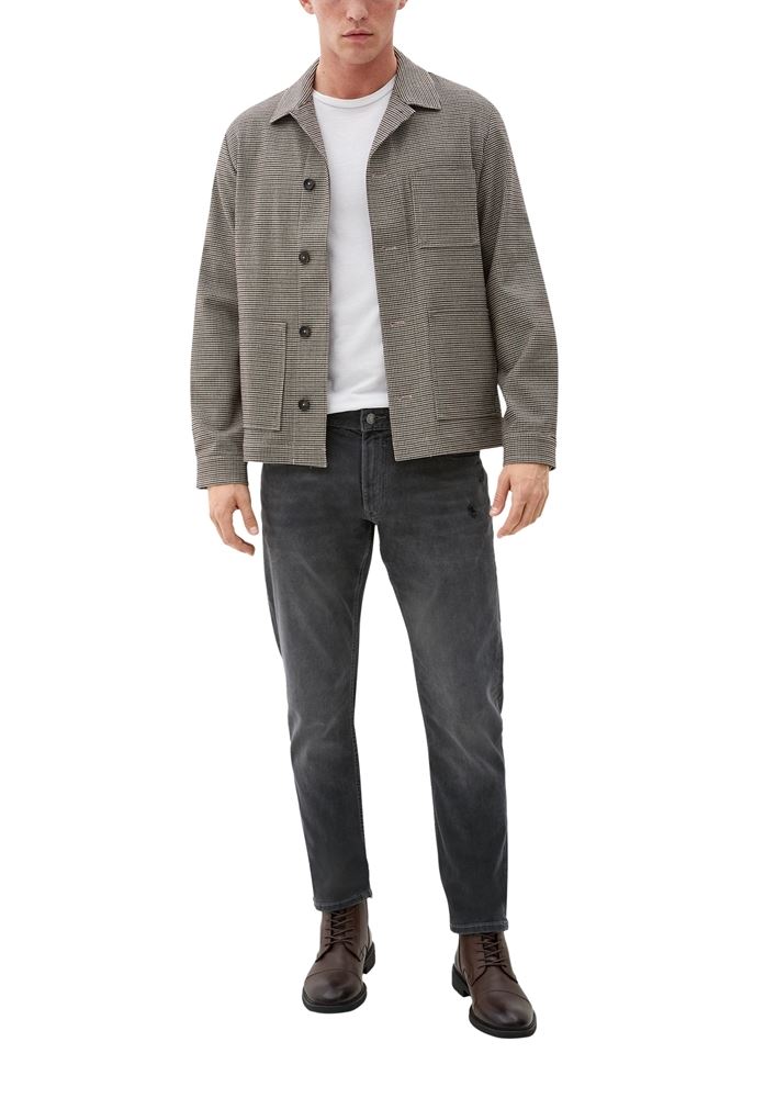 s.Oliver Herren Jeans Slim-leg Waschung grau S22 2121738 
