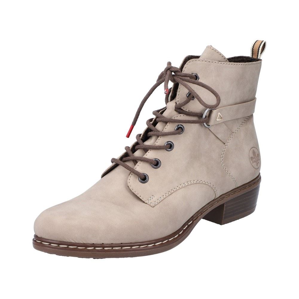 Rieker Antistress Damen Schnürstiefelette klassisch grau S22 Y0820-64 