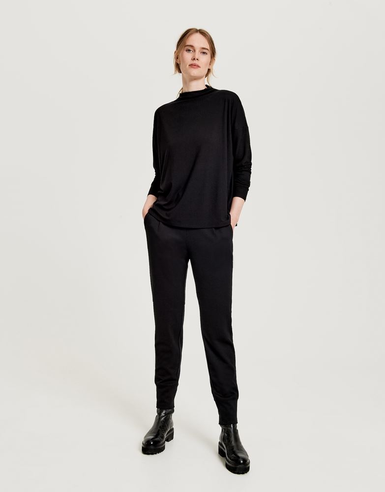 OPUS Shirt Sujane Soft schwarz S21 237569403 