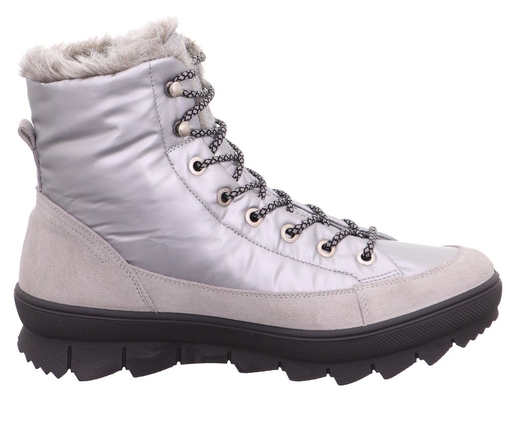 Legero NOVARA ALUMINIO(GRAU) Damen Winterstiefelette warm GORETEX wasserdicht 2-000933-2500 4,5 | aluminio | 