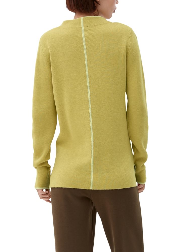 s.Oliver Feinstrickpullover aus Viskosestretch S22 2121145 46 | 82W9 BROWN | 