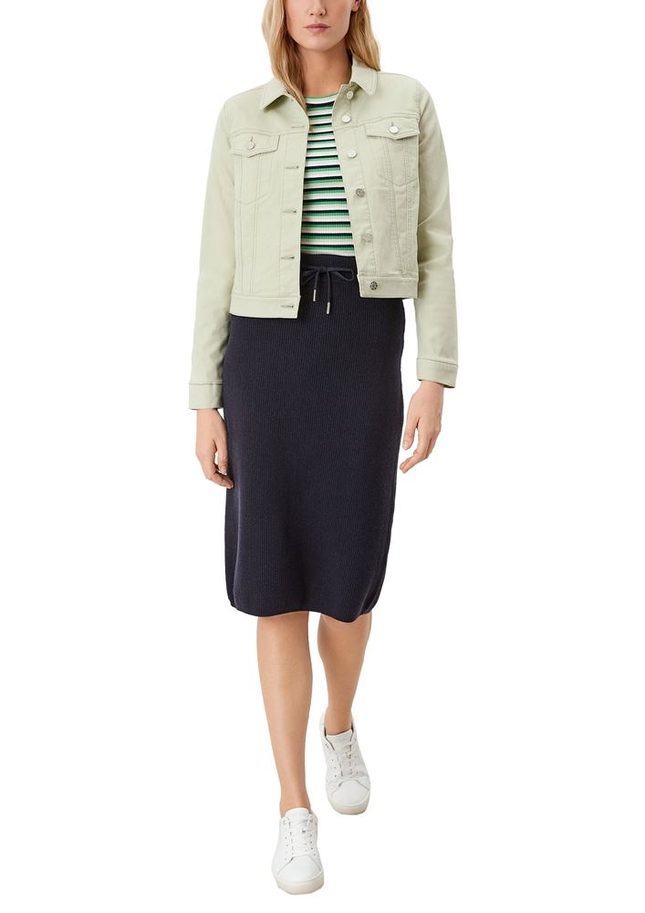 s.Oliver Denim Jacke coloured grün  S12  2109822 