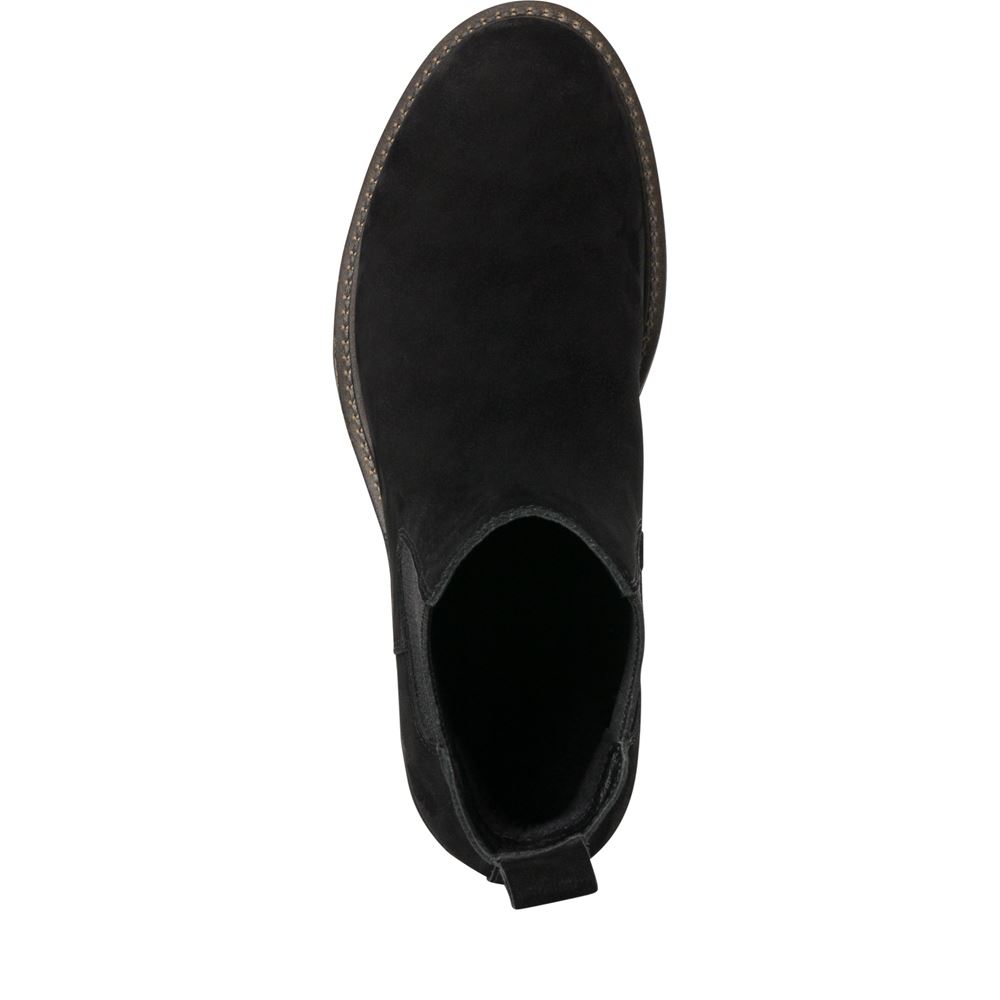 Tamaris Chelsea Boot Leder TOUCHit- Fußbett schwarz 22 1-1-25422-29 38 | 001 BLACK | 