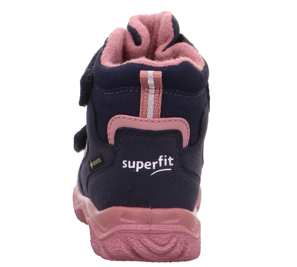 superfit HUSKY Mädchen Winterstiefel Wasserdicht Gore Tex Blau Rosa 1-000045-8010 