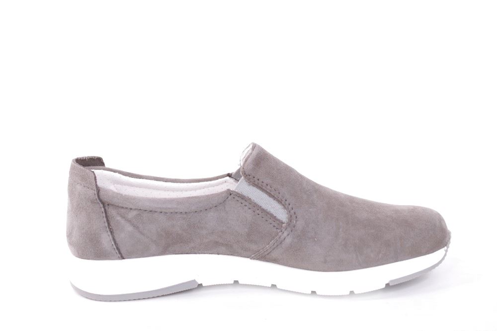 ACO Damen Slipper LENI 01 Wechselfußbett Antirutschsohle S12 grau 1245/10221 39 | 1019/1019 grey | 