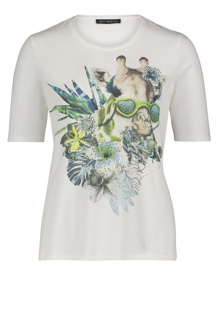 Betty Barclay Shirt 1/2 Arm Rundhals creme S12 22931018 40 | 1851 Cream/Gree | 
