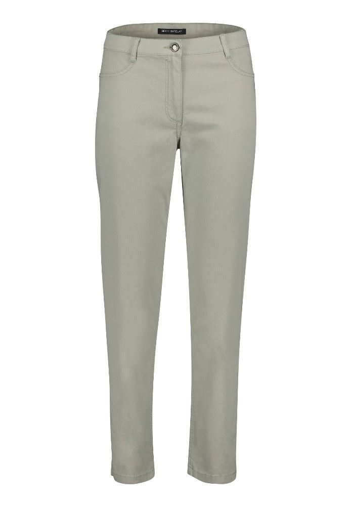 Betty Barclay Hose Slim Fit Mid Waist grün S12 65361060 