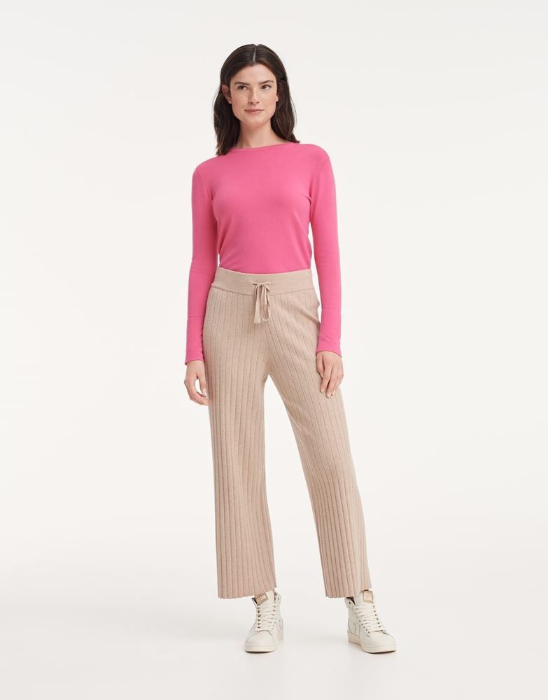 OPUS Strickhose Malona Culotte braun S21 247969424 