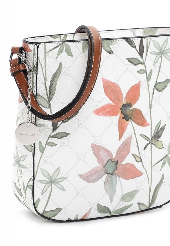 Tamaris Umhängetasche Anastasia Blumenprint weiß S12 30103,988 OneSize | 988 | 
