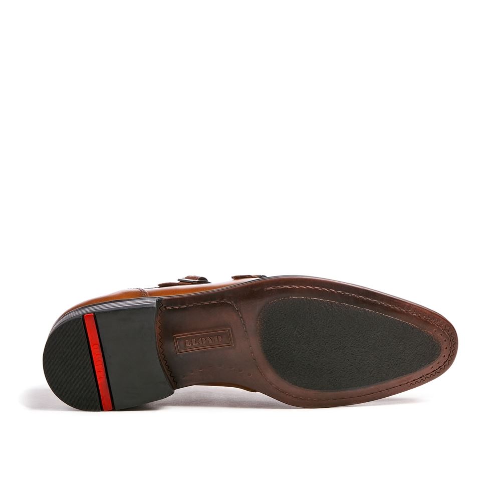 Lloyd Doppelmonk MAILAND Glattleder cognac S13 10-137-02 