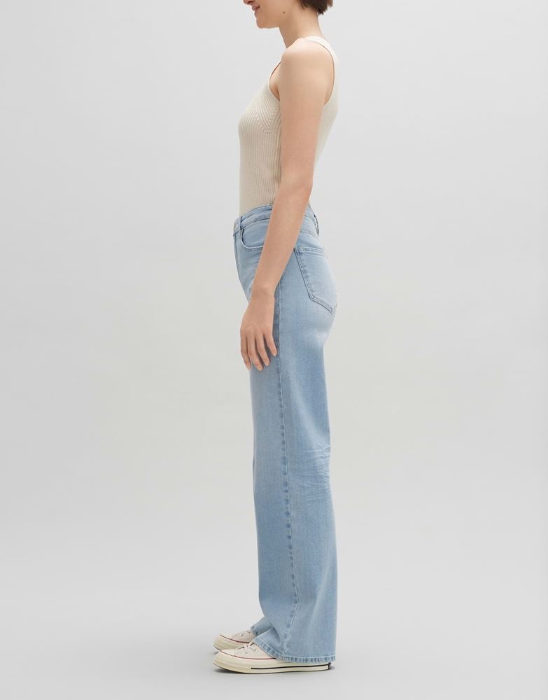 OPUS Jeans Mivy 5- Pocket- Design weites Bein blau S13 10156210391182 
